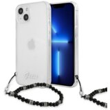 Guess Guhcp13skpsbk za iphone 13 mini - prozoren silikonski ovitek s perla zapestnico Cene