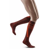 Cep Women's Winter Running Knee-High Socks Dark Orange Cene
