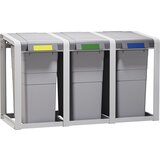Hailo Sistem za zbiranje surovin ProfiLine Öko, prilagodljiv, prostornina 1 x 38 l, ŠxVxG 350 x 560 x 395 mm, osnovni modul | Shoptok.si