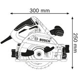 Bosch Ročna krožna žaga GKS 55+ GCE Professional, v kovčku L-BOXX z inbus šestrobim ključem, 86 dB(A) | Shoptok.si