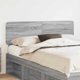 vidaXL Vzglavje z vzglavjem Siva Sonoma 140 cm Konstruiran les | Shoptok.si