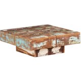  Klubska mizica 80x80x28 cm trden predelan les | Shoptok.si