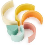 bieco Silicone Rainbow duga za slaganje 12 m+ Tropical Vibes 6 kom | shoptok.hr