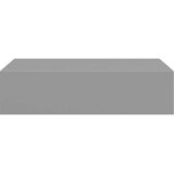  Zidna polica s ladicom siva 40 x 23,5 x 10 cm MDF | shoptok.hr
