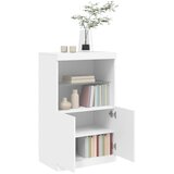 Komoda s LED svjetlima bijela 60,5x37x100 cm | Eponuda.com