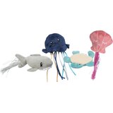 Trixie Igrača za mačke pliš z mačjo meto morske živali 5-8 cm mix | Shoptok.si