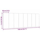  Jastuk za uzglavlje Hanko plavi 140 cm od tkanine | shoptok.hr