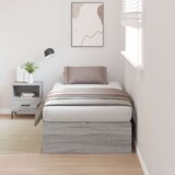  Okvir za posteljo Siva Sonoma Inženirski les Enojno Shranjevanje, (22051216) | Shoptok.si
