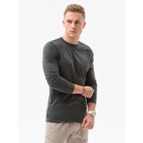 Ombre Majice z dolgimi rokavi Moška srajca dolgi rokavi (L138OLIVE) pisana | Shoptok.si