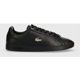 Lacoste Usnjene superge GRADUATE PRO črna barva, 45SMA0118 | Shoptok.si