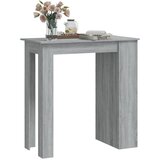  Barski stol sa stalkom siva boja hrasta 102x50x103,5 cm drveni | shoptok.hr
