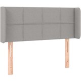  Uzglavlje svjetlosivo 83x16x78/88 cm od tkanine | shoptok.hr