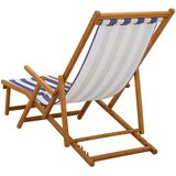  Sklopiva ležaljka za sunčanje 2 pcs 3 Pozicija Plava i bijela | shoptok.hr