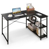 Costway Kotna računalniška miza 120 x 88 x 74,5 cm, (5000006997) | Shoptok.si