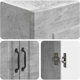  Set ormara 2 kom. Betonska siva Konstruirano drvo | shoptok.hr