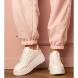 Gemre White sneakers with a golden heart and rhinestones Lerisol | Shoptok.si