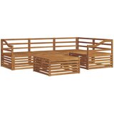  Set vanjskih sofa 5 kom. Prirodna Čvrsto drvo akacije | shoptok.hr