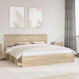  Konstrukcija postelje Sonoma 200 x 200 cm Masivno borovo les, (5000103188) | Shoptok.si