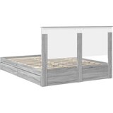  Postelja s shranjevanjem z vzglavjem Siva Sonoma 150 x 200 cm, (5000106162) | Shoptok.si