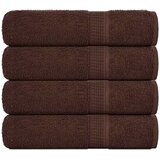  Ručnici za ruke FROGN 4 kom. Smeđi 50x100 cm 360 g/m² | Shoptok.si