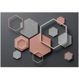  Samoljepljiva foto tapeta - Hexagon Plan 392x280 | shoptok.hr