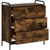  Kreveta Dimljeni hrast 97 x 33 x 81 cm Konstruirano drvo | shoptok.hr