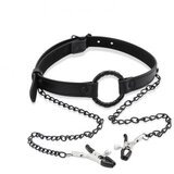 Intoyou Black Shadow Gag Intoyou s sponkami za bradavičke | Shoptok.si