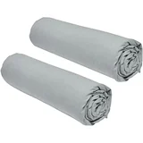 Jogi rjuhe Draps housse Essential lot de 2 gris 160x200 cm Siva