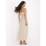 Italy Moda Dress-MI-SK-A6401.00-beige | Shoptok.si