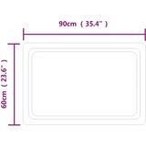  LED kupaonsko ogledalo 90x60 cm | Eponuda.com