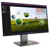 Lenovo ThinkVision P27Q-40 27-palčni IPS QHD 16:9, 24 Hz, 350 cd/m2, kontrast 1500:1, odzivnost 6 ms; priključki: 3× USB-A, 1× USB-C, 1× USB-B, HDMI, DisplayPort; 99 % sRGB barvni razpon; barva Eclipse Black; 3-letna garancija | Shoptok.si