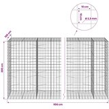  Gabion s žicom debljine 3 5 mm i mrežom 10x10 cm 950x100x200 cm - 100 cm 200 cm 950 cm | shoptok.hr