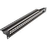 Netiks Patch panel modularni shielded 19/1U sa 24 slota za STP/UTP module SKP-24-1U | ePonuda.com