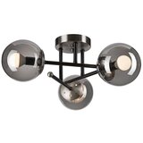 Plafonski luster MALENA 3xE14/5W/230V crna/zadimljena | Eponuda.com