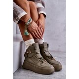 Boto Women's Warm High Sport Shoes Green Lexa | Shoptok.si