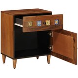  Noćni ormar Smeđa 50 x 33 x 60 cm Čvrsto drvo manga | shoptok.hr