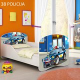  Otroška postelja ACMA z motivom 180x80 cm 38 Policija | Shoptok.si