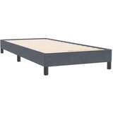 Box Spring krevet bez madracem tamno sivi 100x220 cm baršun | Eponuda.ba