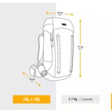 Olimp Sport Forclaz ranac za treking muški 70+10L | ePonuda.com