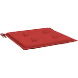  Jastuci za vrtne stolice 2 kom crveni 50x50x4 cm od tkanine | shoptok.hr