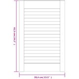  Vrata za ormarić rešetkasti dizajn 61,5 x 39,4 cm od borovine | shoptok.hr
