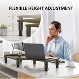 AX WABER nastavljivo stojalo za dva monitorja z odlagalnim prostorom | Shoptok.si