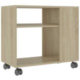 Furnova Stranska mizica sonoma hrast 70x35x55 cm konstruiran les, (21914306) | Shoptok.si