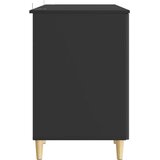  Stol s policom Crna 142 5 x 50 x 75 cm Konstruirano drvo | shoptok.hr