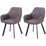 Livetastic Set Naslanjačev Mira, Rjavosiva, 2-Delni | Shoptok.si