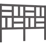 vidaXL uzglavlje za krevet sivo 126 x 4 x 104 cm od masivne borovine | shoptok.hr