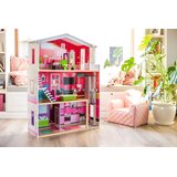 ECO TOYS Velika drvena kućica za lutke s liftom - Malibu residence | shoptok.hr