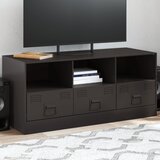  The Living Store TV omarica črna 99x39x44 cm jeklo - TV Omarica, (21508431) | Shoptok.si