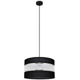  Luster na sajli HELEN 1xE27/15W/230V, prečnik 35 cm, crna/srebrna | Eponuda.com