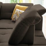 XORA KOTNA SEDEŽNA GARNITURA, šenilja temno rjava | Shoptok.si